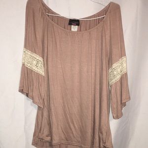 Tan blouse